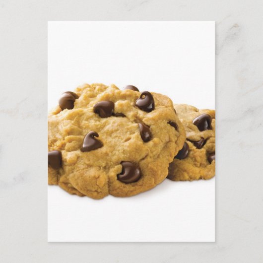 菓子デザート食品クッキージャーチョコレート ポストカード (正面)