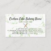 菓子ベイカーグリーンガール 名刺 (裏面)