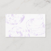 菓子ベーカリーかわいい女の子カートゥーシェフ 名刺 (裏面)