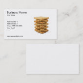 菓子屋の名刺のテンプレート 名刺 (正面/裏面)