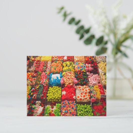 菓子屋はがき ポストカード (スタンド正面)