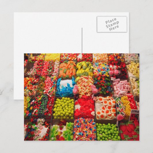 菓子屋はがき ポストカード (正面/裏面)