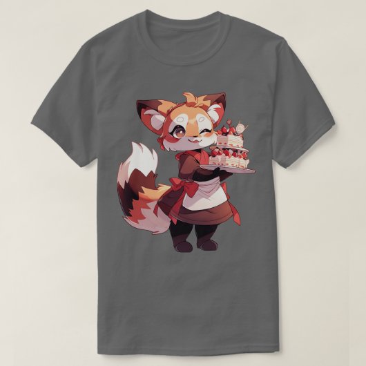 菓子屋レッドパンダ3 Tシャツ (デザイン正面)
