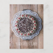 菓子用ブラックフォレストケーキ門 シーズンポストカード (正面)