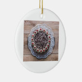 菓子用ブラックフォレストケーキ門 セラミックオーナメント (右)