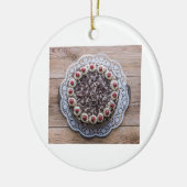 菓子用ブラックフォレストケーキ門 セラミックオーナメント (左)