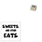 菓子等食べ ラバースタンプ (押印)