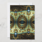 菓子14の誕生日の招待、アラビアンナイト 招待状 (裏面)