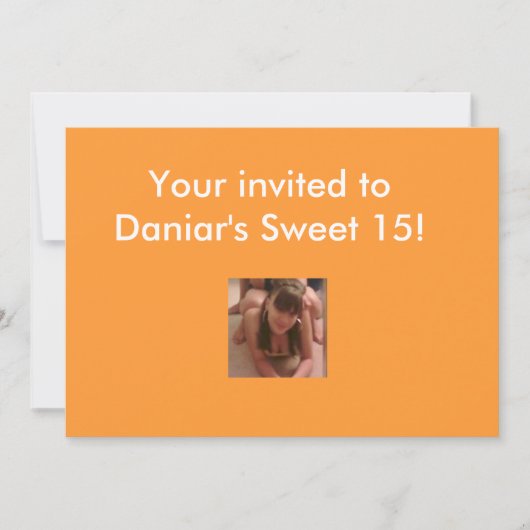 菓子15-16の招待状 招待状 (正面)