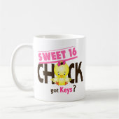 菓子16のひよこ1 コーヒーマグカップ (左)