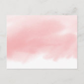 菓子16のエレガントな原稿のモダンな水彩画の誕生日 インビテーションポストカード (裏面)