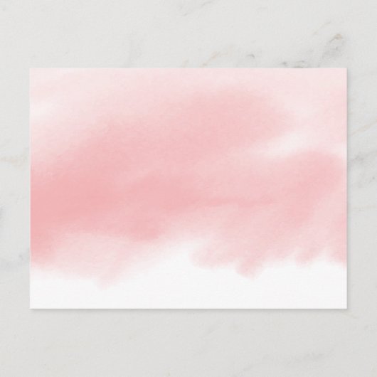 菓子16のエレガントな原稿のモダンな水彩画の誕生日 インビテーションポストカード (裏面)