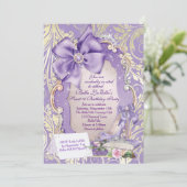 菓子16のキンセアニェラのパーティの招待状 招待状 (スタンド正面)