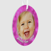 菓子16のクリスマスの休日の写真のオーナメント オーナメント (正面)