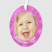 菓子16のクリスマスの休日の写真のオーナメント オーナメント (正面)