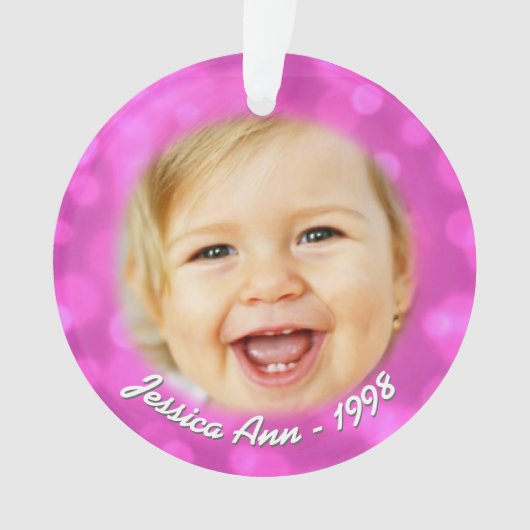 菓子16のクリスマスの休日の写真のオーナメント オーナメント (正面)