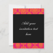 菓子16のバースデーパーティ招待状 招待状 (裏面)