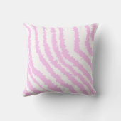 菓子16のピンクのシマウマのプリントパターン クッション (裏面)