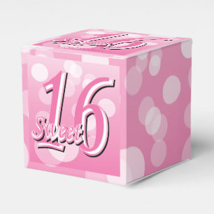 菓子16のワードの芸術 の第16誕生日 フェイバーボックス