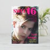 菓子16の上昇の星の赤い雑誌カバーの招待 招待状 (スタンド正面)