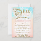 菓子16の昔々プリンセスRSVP無し 出欠カード (裏面)