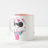 菓子16の誕生日のマグ ツートーンマグカップ (正面左)