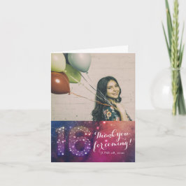 菓子16の誕生日は銀河系の星座感謝していしています 招待状