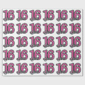 菓子16の誕生日 ラッピングペーパー (フラット)