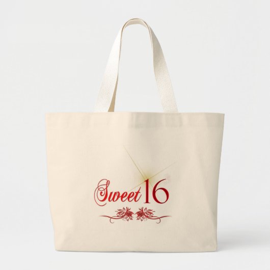菓子16の誕生日 ラージトートバッグ (正面)