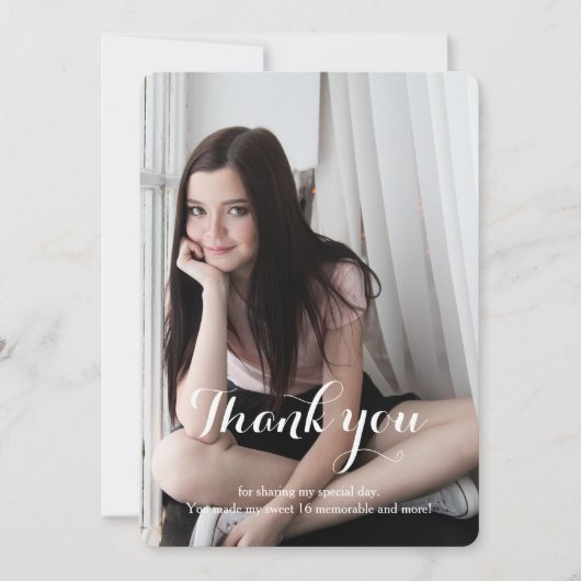 菓子16はレッド・カード感謝していしています サンキューカード (正面)