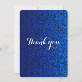 菓子16は青いカード感謝していしています サンキューカード (裏面)