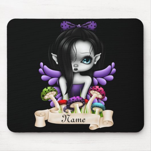 菓子16カスタマイズ可能なマウスパッド紫色の5 マウスパッド (正面)
