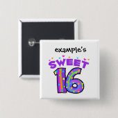 菓子16ボタン-あなた専有物を作成して下さい 缶バッジ (正面&裏面)