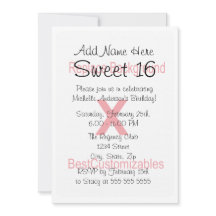 菓子16誕生会のテンプレート