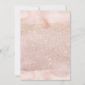 菓子16 16の水彩画の赤面の招待状 招待状 (裏面)