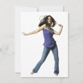 菓子16 BBQの誕生会のテーマのバーベキュー 招待状 (裏面)