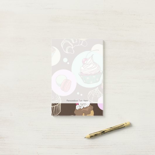 菓子 ポストイット (デスク上)