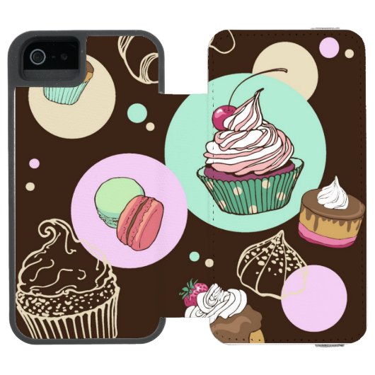 菓子 INCIPIO iPhoneウォレットケース (フォリオ Open)