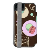 菓子 INCIPIO iPhoneウォレットケース (フォリオ裏面)