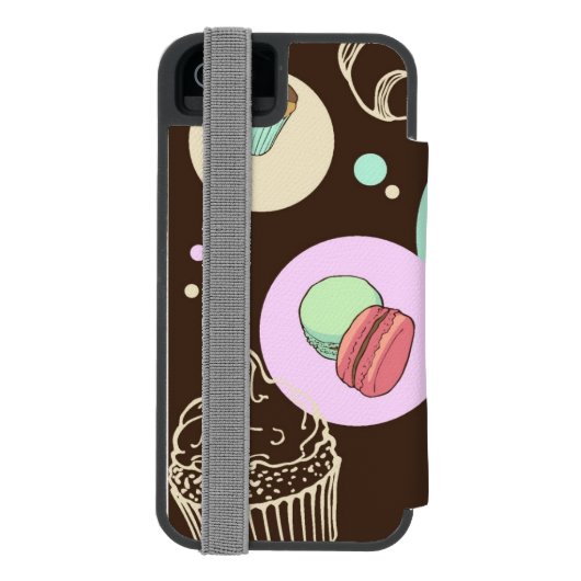 菓子 INCIPIO iPhoneウォレットケース (フォリオ裏面)