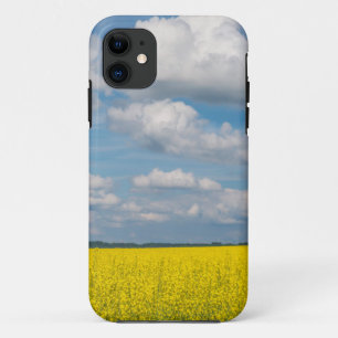 菜の花畑と雲 iPhone 11 ケース