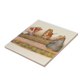 菜園をがちであるモルモット タイル (側面)