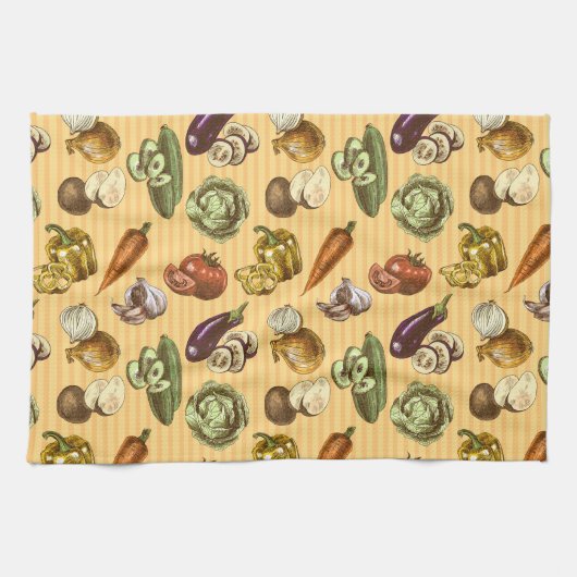 菜園 キッチンタオル (横)