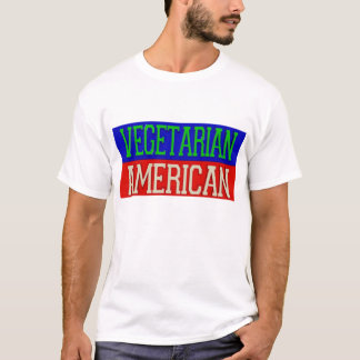 菜食主義のアメリカのTシャツ Tシャツ