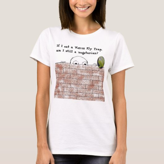 菜食主義のジレンマ-ワイシャツ Tシャツ (正面)