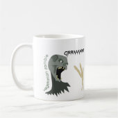 菜食主義のゾンビはGraaaainsがほしいと思います! コーヒーマグカップ (左)