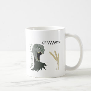 菜食主義のゾンビはGraaaainsがほしいと思います! コーヒーマグカップ