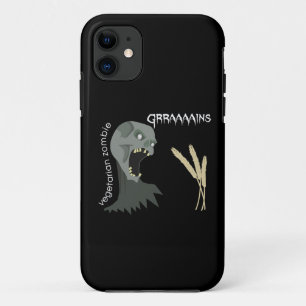 菜食主義のゾンビはGraaaainsがほしいと思います! iPhone 11 ケース