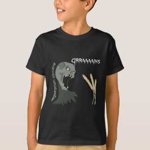 菜食主義のゾンビはGraaaainsがほしいと思います! Tシャツ