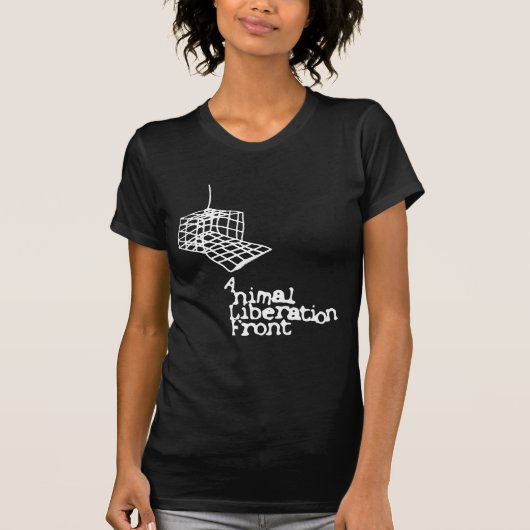 菜食主義のビーガンの動物の解放のTシャツ Tシャツ (正面)